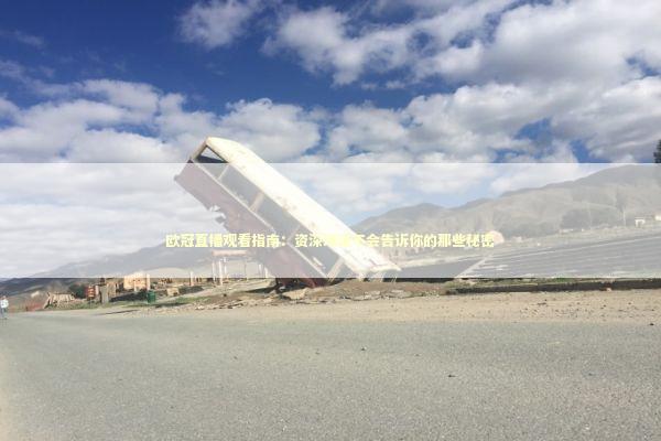 欧冠直播观看指南：资深球迷不会告诉你的那些秘密